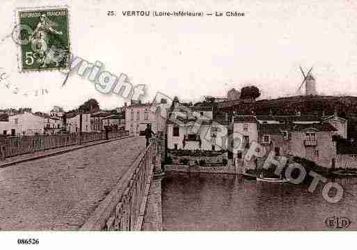 Ville de VERTOU, carte postale ancienne