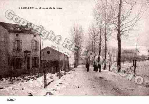 Ville de XEUILLEY, carte postale ancienne