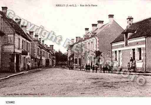 Ville de ABILLY, carte postale ancienne