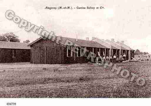 Ville de AINGERAY, carte postale ancienne