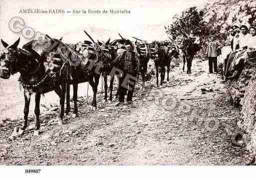 Ville de AMELIELESBAINSPALALDA, carte postale ancienne