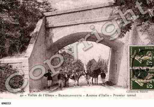 Ville de BARCELONNETTE, carte postale ancienne