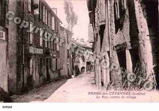 Ville de BARREDESCEVENNES, carte postale ancienne