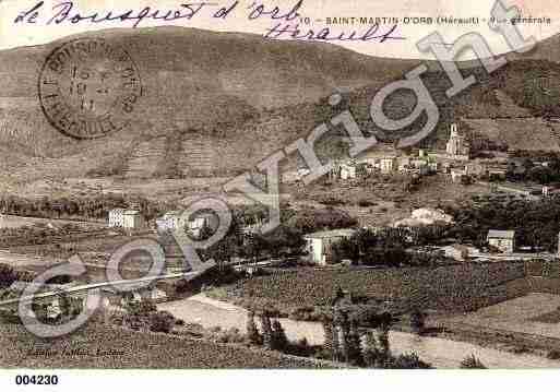 Ville de BOUSQUETD'ORB(LE), carte postale ancienne