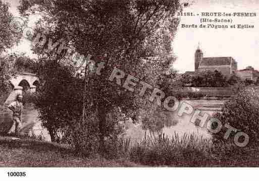 Ville de BROYELESPLESMES, carte postale ancienne