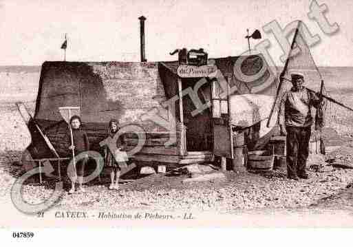 Ville de CAYEUXSURMER, carte postale ancienne