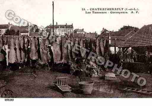 Ville de CHATEAURENAULT, carte postale ancienne