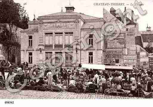 Ville de CHATEAUTHIERRY, carte postale ancienne