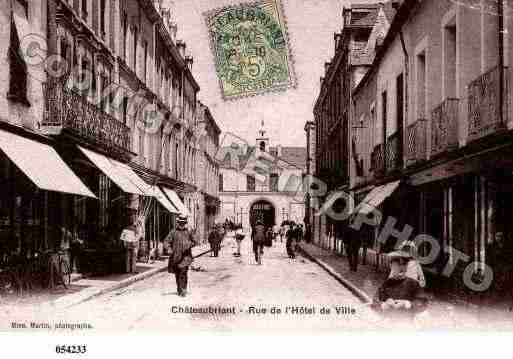 Ville de CHATEAUBRIANT, carte postale ancienne