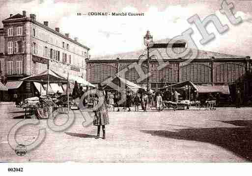 Ville de COGNAC, carte postale ancienne