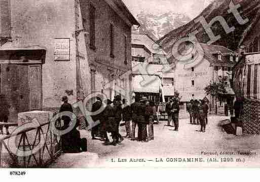 Ville de CONDAMINECHATELARD(LA), carte postale ancienne