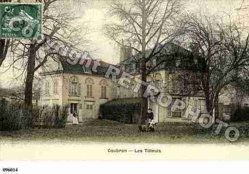 Ville de COUBRON, carte postale ancienne