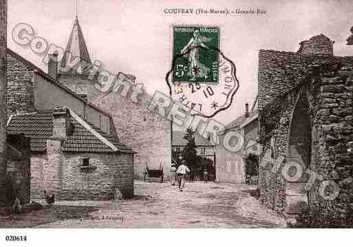 Ville de COUPRAY, carte postale ancienne