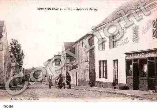 Ville de COURDIMANCHE, carte postale ancienne