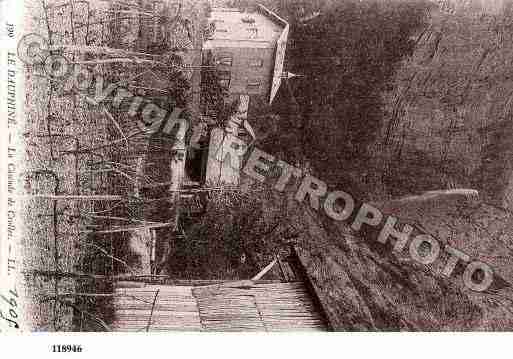 Ville de CROLLES, carte postale ancienne