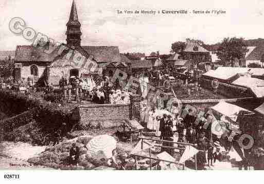 Ville de CUVERVILLEENCAUX, carte postale ancienne