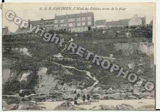 Ville de EQUIHENPLAGE, carte postale ancienne