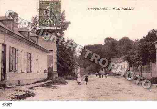 Ville de FIENVILLERS, carte postale ancienne