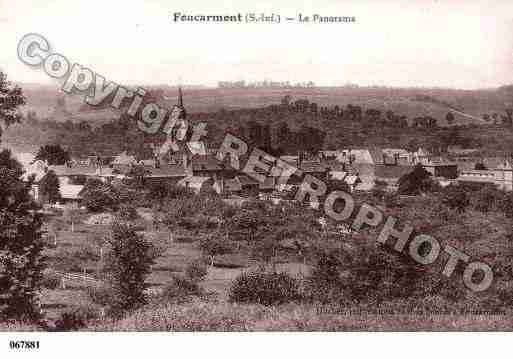 Ville de FOUCARMONT, carte postale ancienne