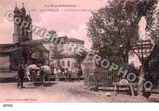 Ville de LAGARDELLESURLEZE, carte postale ancienne