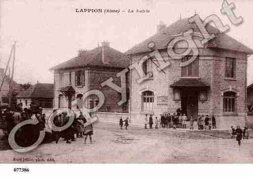 Ville de LAPPION, carte postale ancienne