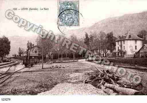 Ville de LEPINLELAC, carte postale ancienne