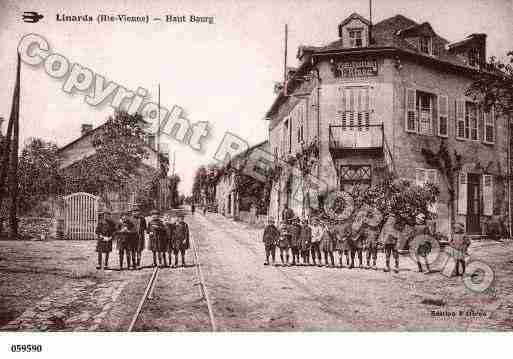 Ville de LINARDS, carte postale ancienne