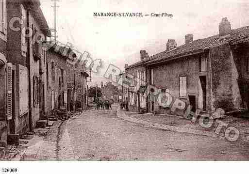 Ville de MARANGESILVANGE, carte postale ancienne