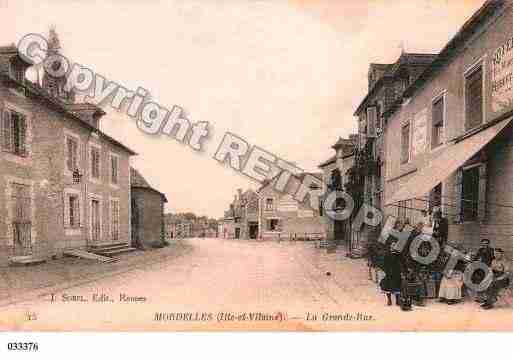 Ville de MORDELLES, carte postale ancienne