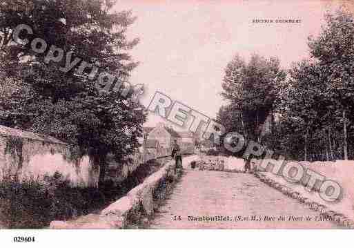 Ville de NANTOUILLET, carte postale ancienne