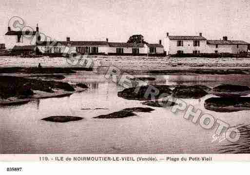 Ville de NOIRMOUTIERENL'ILE, carte postale ancienne