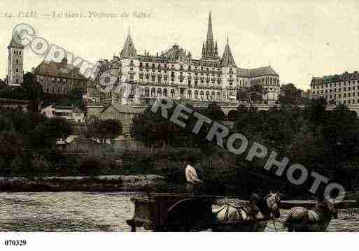 Ville de PAU, carte postale ancienne