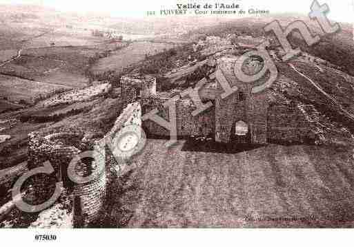 Ville de PUIVERT, carte postale ancienne