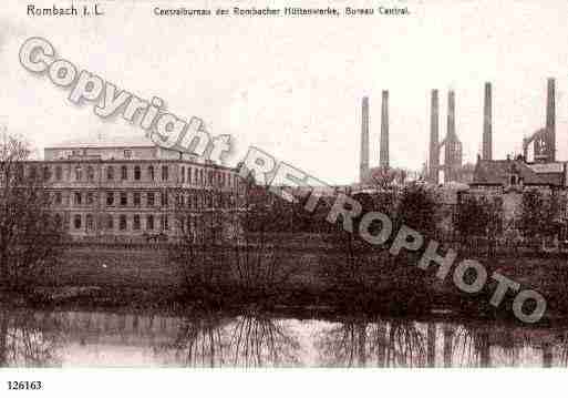 Ville de ROMBAS, carte postale ancienne