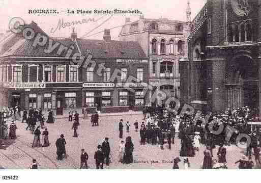 Ville de ROUBAIX, carte postale ancienne