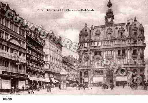 Ville de ROUEN, carte postale ancienne