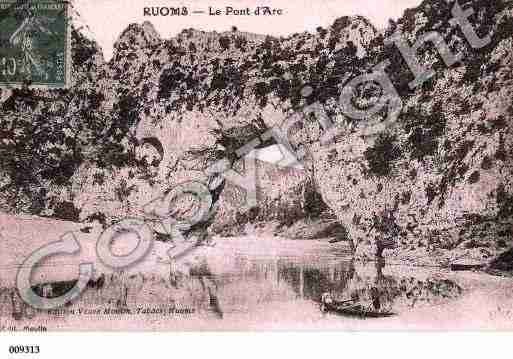 Ville de RUOMS, carte postale ancienne