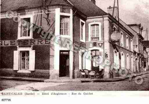 Ville de SAINTCALAIS, carte postale ancienne