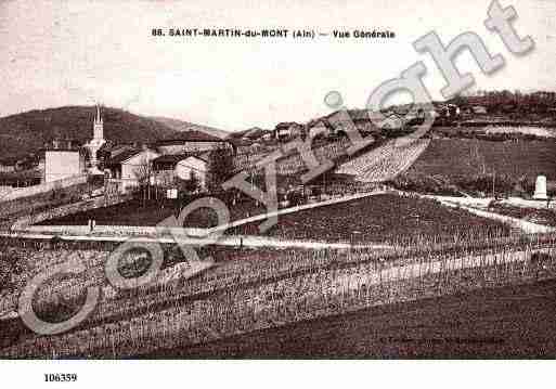 Ville de SAINTMARTINDUMONT, carte postale ancienne