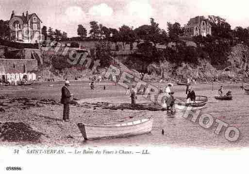 Ville de SAINTSERVAN, carte postale ancienne