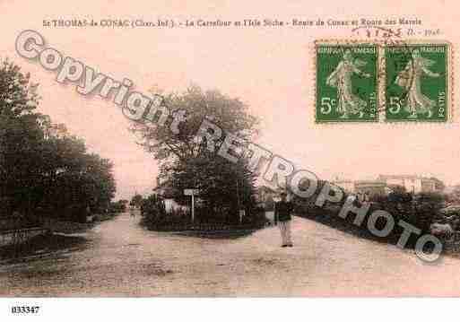 Ville de SAINTTHOMASDECONAC, carte postale ancienne