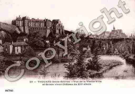 Ville de THOUARS, carte postale ancienne