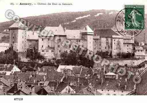 Ville de ANNECY, carte postale ancienne