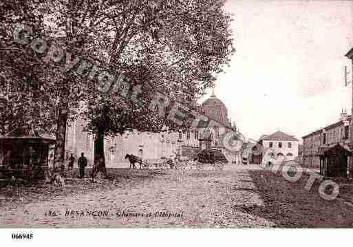 Ville de BESANCON, carte postale ancienne