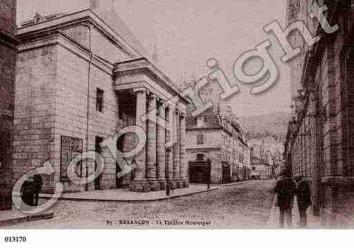 Ville de BESANCON, carte postale ancienne