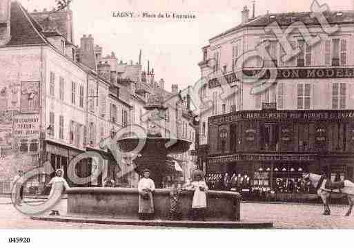 Ville de LAGNYSURMARNE, carte postale ancienne