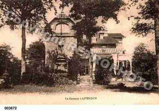 Ville de LIVERDUN, carte postale ancienne