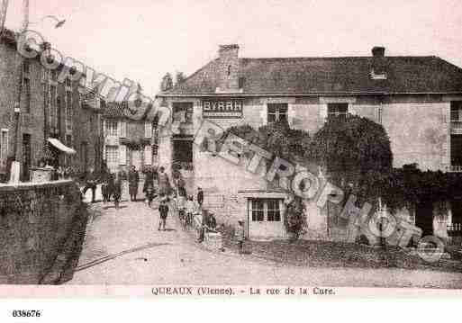 Ville de QUEAUX, carte postale ancienne