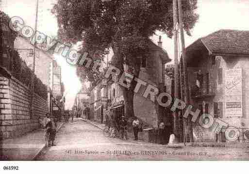 Ville de SAINTJULIENENGENEVOIS, carte postale ancienne