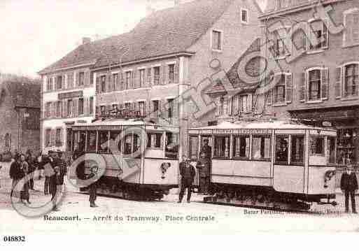 Ville de BEAUCOURT, carte postale ancienne